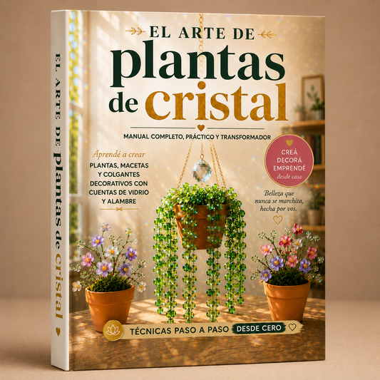 El Arte de las Plantas de cristal + 6 Bonos de regalo!!!!